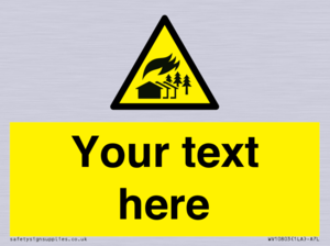 Custom Warning: Large scale fire zone